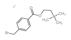 Ethanaminium, 2-((4-(bromomethyl)benzoyl)oxy)-N,N,N-trimethyl-, iodide (9CI)结构式
