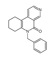 6-benzyl-7,8,9,10-tetrahydro-6H-benzo[c][2,7]naphthyridin-5-one Structure