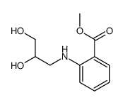 methyl 2-(2,3-dihydroxypropylamino)benzoate Structure