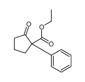ethyl 2-oxo-1-phenylcyclopentane-1-carboxylate结构式