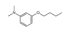1-Butoxy-3-(dimethylamino)benzene结构式