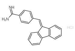 alpha-Fluoren-9-ylidene-p-toluamidine hydrochloride结构式