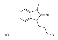 2-amino-1-methyl-3-(γ-chloropropyl)indole hydrochloride Structure