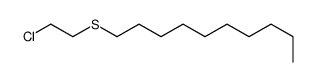 1-(2-chloroethylsulfanyl)decane Structure