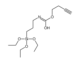 but-3-ynyl N-(3-triethoxysilylpropyl)carbamate Structure