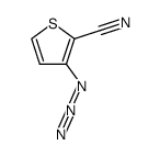 3-azido-2-cyanothiophene Structure