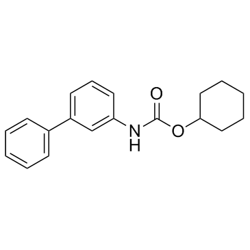 3-(环已氧羰基胺基)联苯结构式