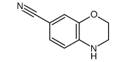 3,4-dihydro-2H-benzo[b][1,4]oxazine-7-carbonitrile structure