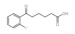 6-(2-fluorophenyl)-6-oxohexanoic acid结构式