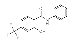Benzamide,2-hydroxy-N-phenyl-4-(trifluoromethyl)- Structure