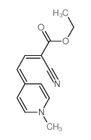 ethyl 2-cyano-4-(1-methylpyridin-4-ylidene)but-2-enoate Structure