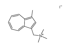 Iodomethylat d. 1-Dimethylaminomethyl-3-methyl-azulen Structure