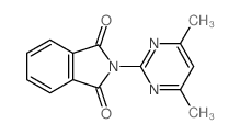2-(4,6-dimethylpyrimidin-2-yl)isoindole-1,3-dione结构式