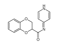 N-pyridin-4-yl-2,3-dihydro-1,4-benzodioxine-3-carboxamide结构式