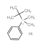 dimethyl-phenyl-tert-butyl-phosphanium structure