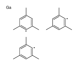 tris(2,4,6-trimethylphenyl)gallane Structure