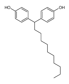 4-[1-(4-hydroxyphenyl)undecyl]phenol Structure
