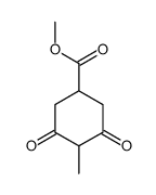 methyl 4-methyl-3,5-dioxocyclohexane-1-carboxylate Structure