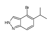 4-溴-5-异丙基-1H-吲唑结构式