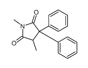 1,4-dimethyl-3,3-diphenylpyrrolidine-2,5-dione结构式