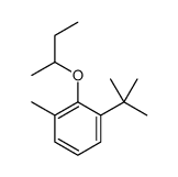 2-butan-2-yloxy-1-tert-butyl-3-methylbenzene Structure