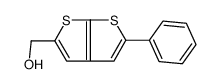(5-phenylthieno[2,3-b]thiophen-2-yl)methanol结构式