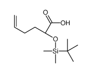 (2R)-2-[tert-butyl(dimethyl)silyl]oxyhex-5-enoic acid Structure