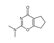 2-(dimethylamino)-6,7-dihydro-5H-cyclopenta[e][1,3]oxazin-4-one Structure