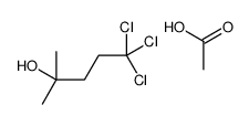 acetic acid,5,5,5-trichloro-2-methylpentan-2-ol Structure