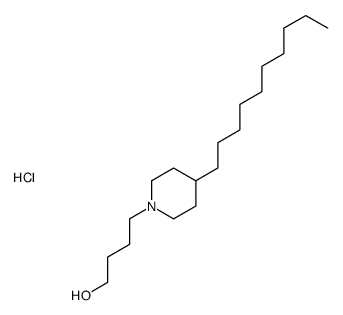 4-(4-decylpiperidin-1-yl)butan-1-ol,hydrochloride结构式