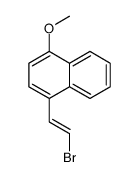 1-(2-bromoethenyl)-4-methoxynaphthalene Structure