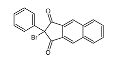 2-bromo-2-phenylcyclopenta[b]naphthalene-1,3-dione Structure