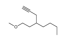 4-(2-methoxyethyl)oct-1-yne结构式