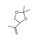 (4S)-2,2-dimethyl-4-prop-1-en-2-yl-1,3-dioxolane结构式