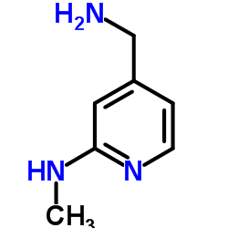 (4-Aminomethyl-pyridin-2-yl)-methyl-amine结构式