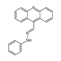 acridine-9-carbaldehyde phenylhydrazone结构式