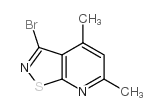 3-bromo-4,6-dimethyl-[1,2]thiazolo[5,4-b]pyridine structure