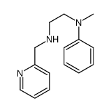 N'-methyl-N'-phenyl-N-(pyridin-2-ylmethyl)ethane-1,2-diamine结构式