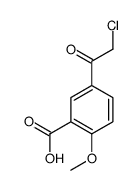 5-(2-chloroacetyl)-2-methoxybenzoic acid结构式