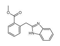 methyl 2-(1H-benzimidazol-2-ylmethyl)benzoate Structure