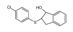 (1R,2S)-2-(4-chlorophenyl)sulfanyl-2,3-dihydro-1H-inden-1-ol Structure