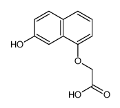 2-(7-hydroxynaphthalen-1-yl)oxyacetic acid Structure