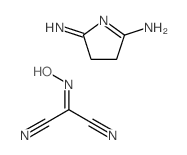 2-Hydroxyiminopropanedinitrile; 5-imino-3,4-dihydropyrrol-2-amine结构式