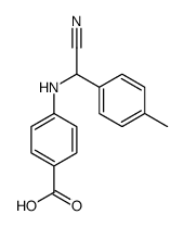 4-[[cyano-(4-methylphenyl)methyl]amino]benzoic acid Structure