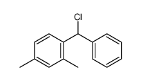 1-[chloro(phenyl)methyl]-2,4-dimethylbenzene结构式