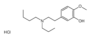 5-[2-[butyl(propyl)amino]ethyl]-2-methoxyphenol,hydrochloride结构式