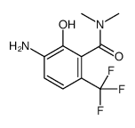 3-amino-2-hydroxy-N,N-dimethyl-6-(trifluoromethyl)benzamide结构式