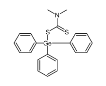 triphenylgermyl N,N-dimethylcarbamodithioate结构式