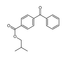 2-methylpropyl 4-benzoylbenzoate Structure