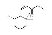 1-(2,6,6-三甲基-2-环己烯-1-基)-1-戊烯-3-酮二氢衍生物结构式